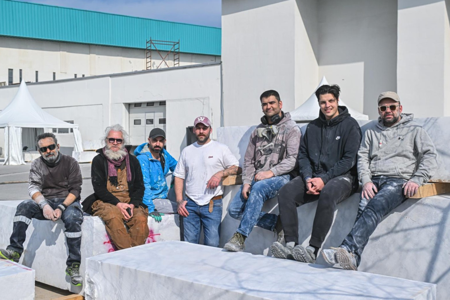 Marble transforms into art at Marble İzmir.