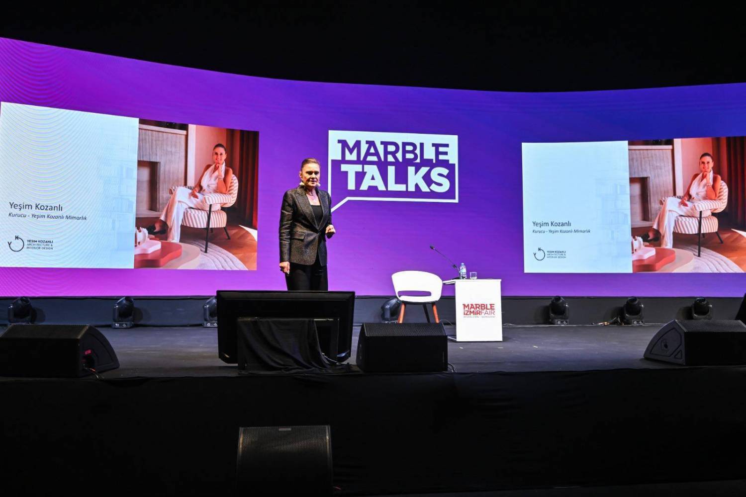 The first guest at Marble Talks is Interior Architect Yeşim Kozanlı